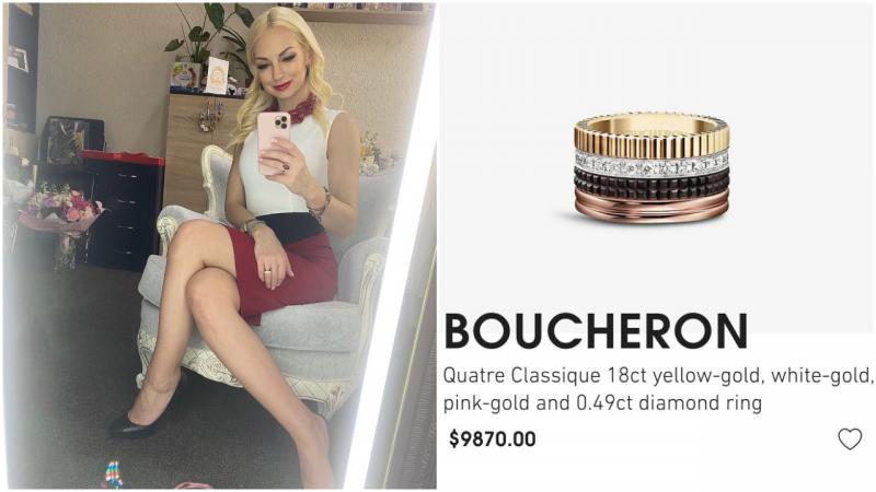  (foto) Marina Tauber, surprinsă cu un inel de aproape 10 mii de dolari pe mână. Reacția deputatei