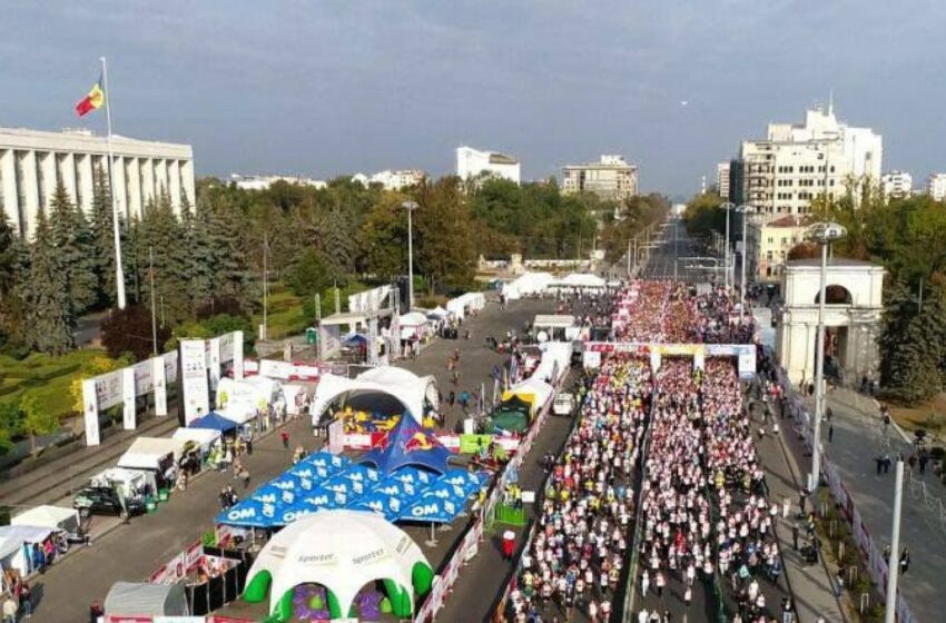  La Maratonul Internaţional din Chişinău au participă două mii de persoane, din 26 de ţări