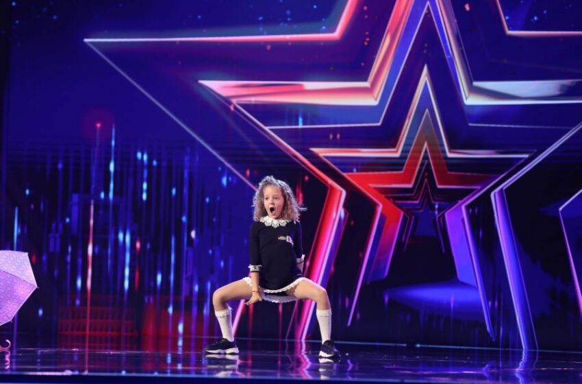  (video) O fetiță de 10 ani, originară din Chișinău a cucerit juriul de la Românii au Talent cu un dans plin de caracter și energie