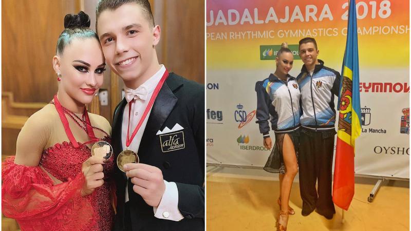  Argint și bronz pentru Moldova: Dansatorii noștri au strălucit pe ringul Campionatului de la Sibiu