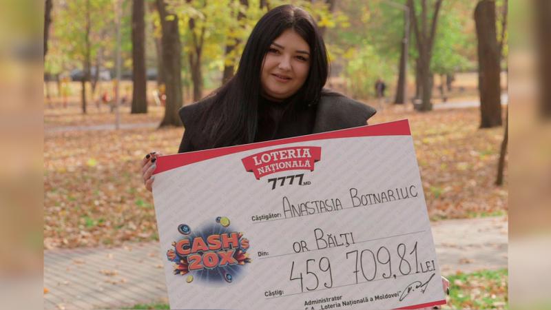  O milionară de la Bălți a câștigat Jackpotul Temple din e-biletul „Cash 20x” – aproape 460 000 de lei