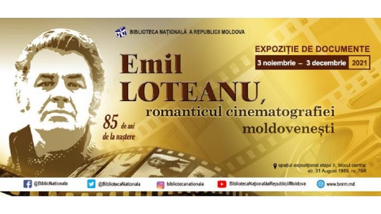  A fost deschisă o expoziție dedicată scriitorului și cineastului Emil Loteanu