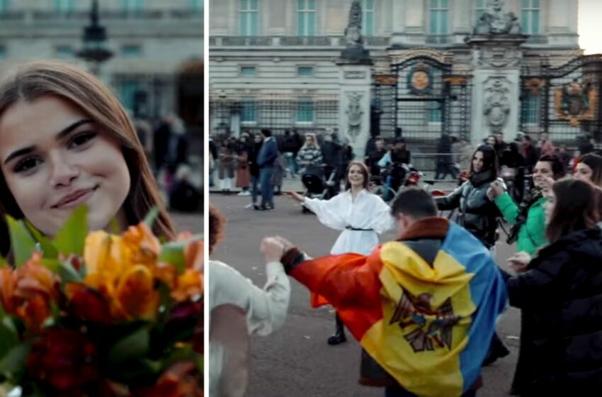  (VIDEO) Moldovenii din Londra au făcut Flashmob, la Buckingham Palace