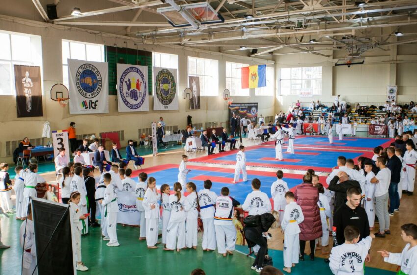  Circa 270 de sportivi au concurat la „Open Chișinău 2021” la Taekwon-Do