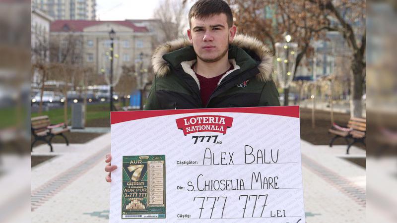  Un tânăr de 20 de ani a câștigat la loterie 777 777 de lei după un vis profetic
