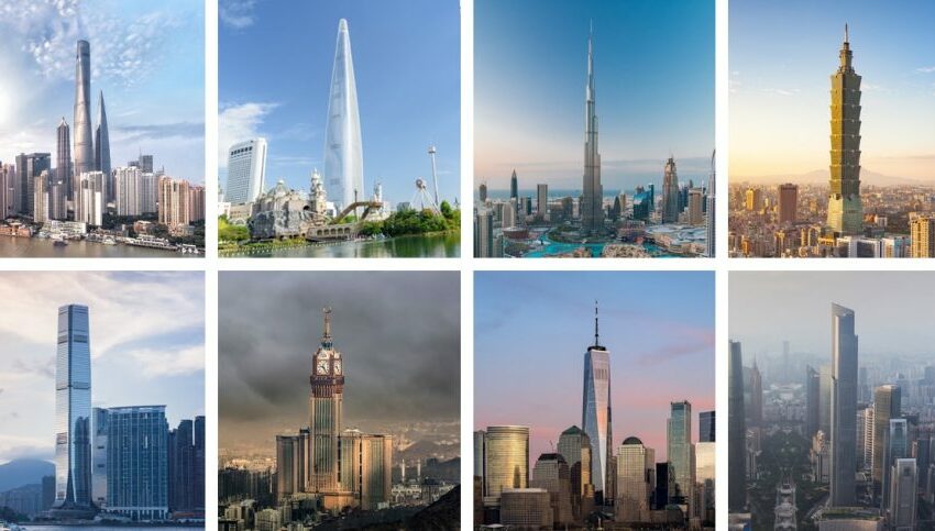  Top 15 cele mai înalte clădiri din lume. Ce urmează după Burj Khalifa și Turnul Shanghai