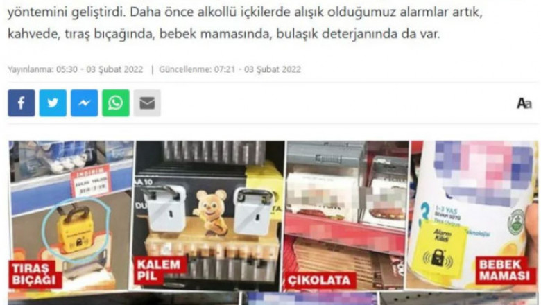  Supermarketurile din Turcia au montat sisteme antifurt la cafea, ciocolată sau brânzeturi