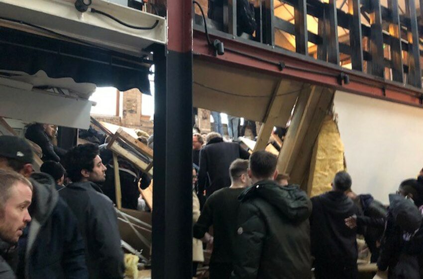  (foto) Podeaua unui pub din estul Londrei s-a prăbușit cu tot cu clienți