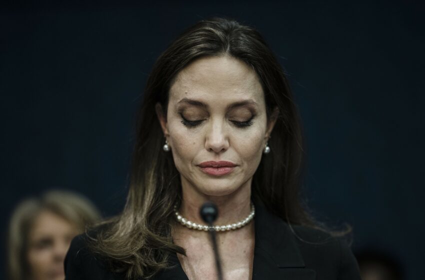  (video) Angelina Jolie, discurs în lacrimi la Capitoliu