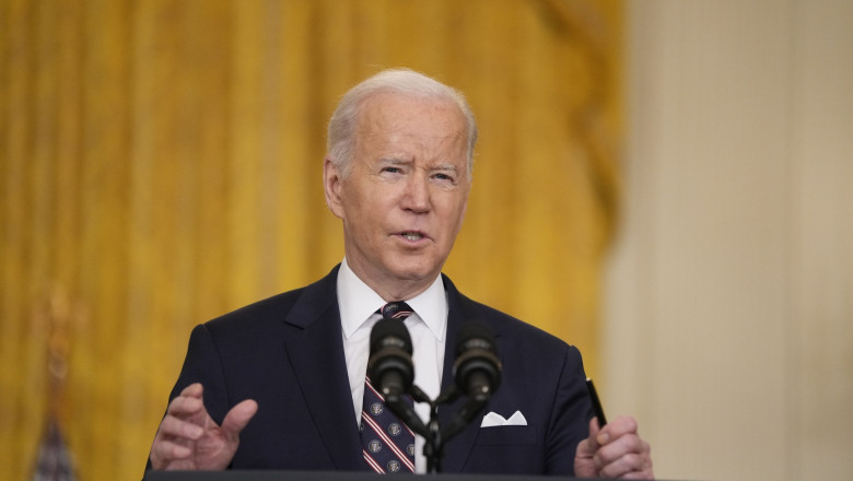  Joe Biden anunță un nou pachet de sancțiuni împotriva Rusiei: „Putin a atacat principiile păcii globale”