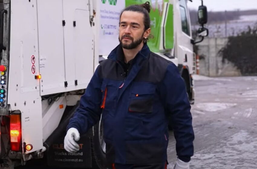  (video) Pasha Parfeni a renunțat la scenă și s-a angajat gunoier: Nu e ușor și e cam frig. Încă 20 de locații