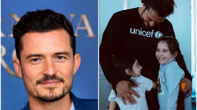  Celebrul actor Orlando Bloom, la Moldexpo: „Sunt în Moldova într-o misiune UNICEF”