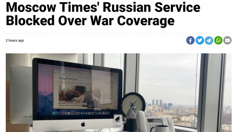  Rusia a blocat site-ul în limba rusă al cotidianului independent The Moscow Times