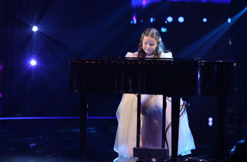  La doar 9 ani, Martina Meola finalistă la Românii au talent. „Tu esti fenomenul acestei emisiuni”