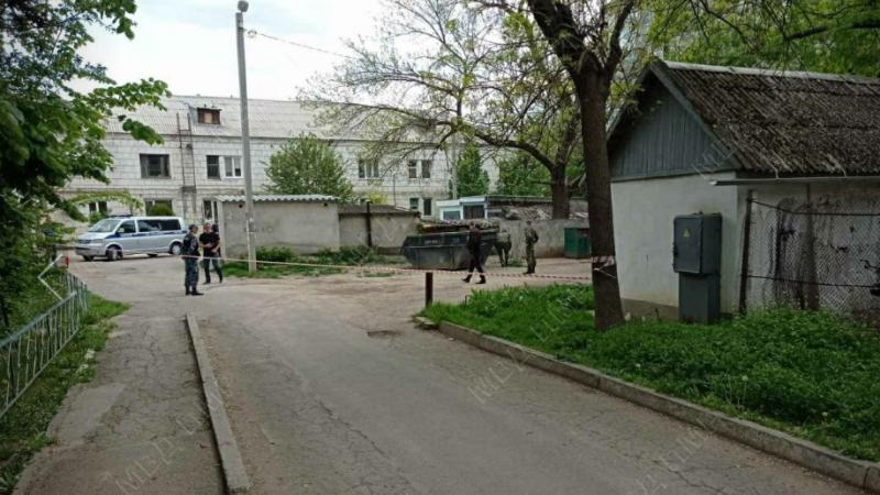 O bucată de mină, găsită într-un tomberon din Tiraspol: Zona a fost încercuită, iar locuitorii, evacuați