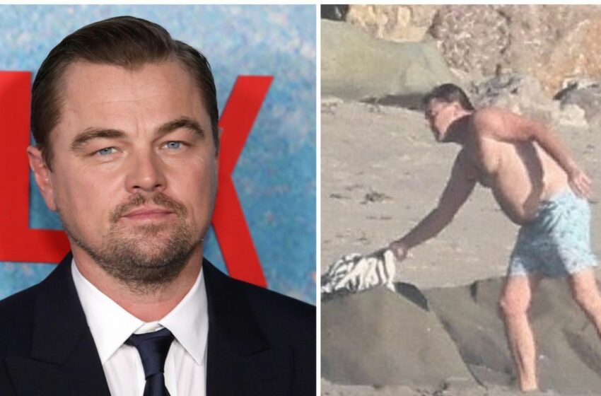  Leonardo DiCaprio, mai „durduliu” ca niciodată. Cum l-au surprins paparazzi la plajă