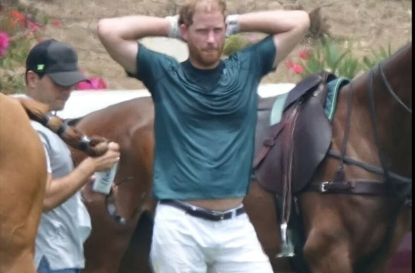  Prințul Harry a căzut de pe cal, din nou: Momentul rușinos, surprins de fotografi