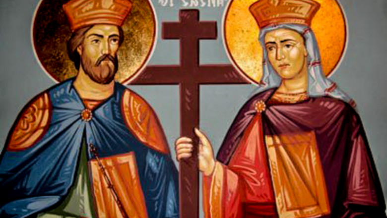  Sfinţii Constantin şi Elena, sărbătoriți de ortodocşi. Istorie, tradiţii şi obiceiuri