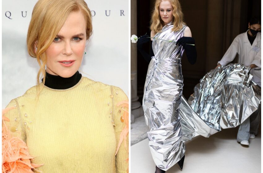  Nicole Kidman a devenit ținta glumelor pe internet după ce a defilat la o prezentare de modă: „Merge ca o statuie care a prins viață”