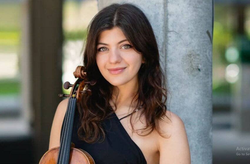  Moment de mândrie pentru Moldova: Alexandra Tîrșu a primit o vioară Stradivarius, la care a cântat și celebra violonistă Ida Haendel