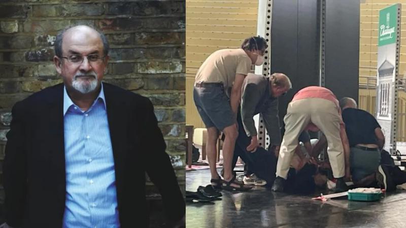  (video) Celebrul scriitor Salman Rushdie, autorul „Versetelor satanice”, a fost atacat chiar pe scenă, la un eveniment din SUA