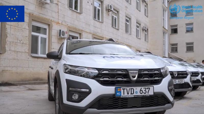  (video) UE și OMS au donat Moldovei 15 mașini moderne, în valoare de 3,7 milioane lei. Cum arată acestea și pentru ce sunt destinate