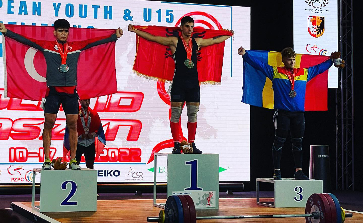 Moldova, pe podium: Argint și bronz pentru Daniel Ciubotaru și Alexandru Neagu la Europenele de haltere