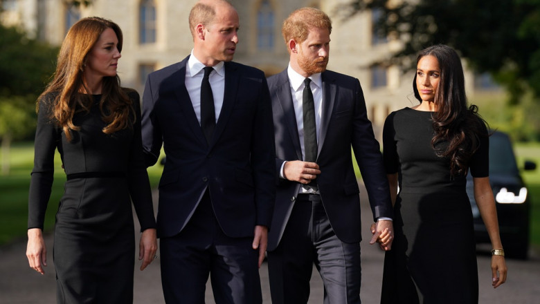 William, Harry și soțiile lor au apărut împreună în public la Windsor. CNN: Prințul William întinde ramura de măslin