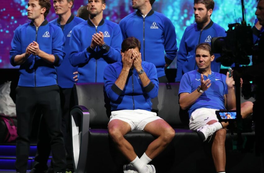  Federer și Nadal au plâns la ultimul meci din cariera elvețianului