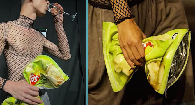  (video) Cel mai nou accesoriu Balenciaga în colaborare cu Lay’s. Preț colosal