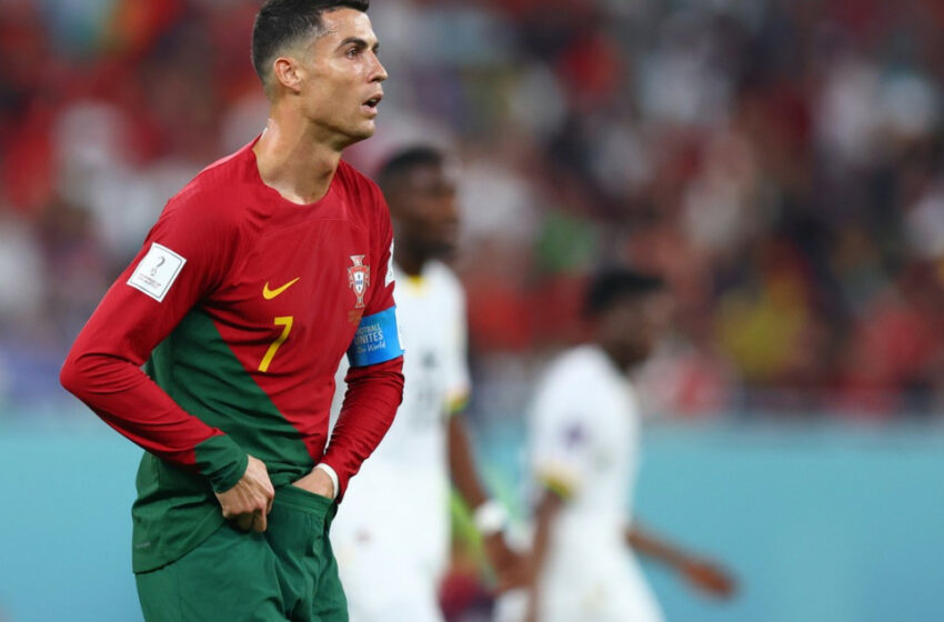  (video) Momentul în care Cristiano Ronaldo scoate ceva din șort și mănâncă, în timpul meciului cu Ghana