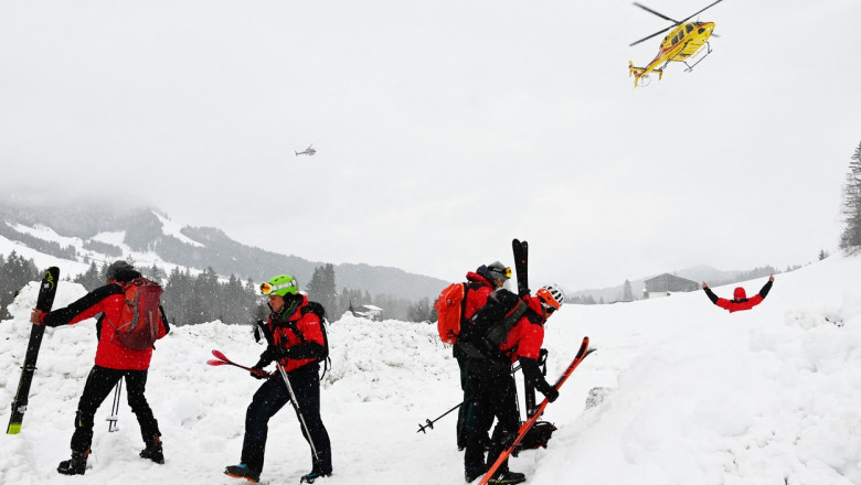  Avalanșele au ucis 10 oameni în Austria și Elveția în acest weekend