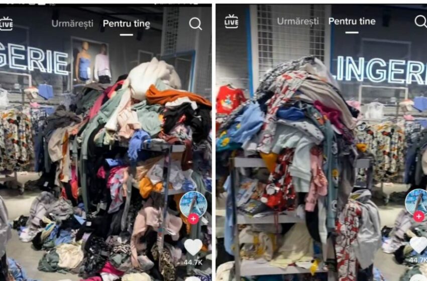  Dezastru de nedescris într-un magazin de haine. Cum au lăsat oamenii hainele după ce le-au probat