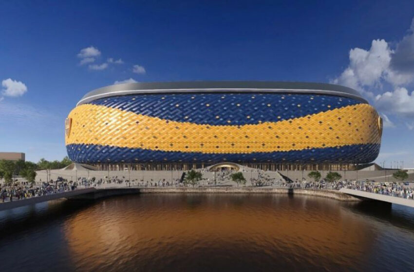  (foto) Cum va arăta stadionul de 112.000 de locuri de pe insula De Marchi, care ar putea găzdui finala Cupei Mondiale