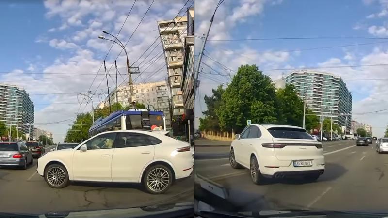  Olga Țapordei are o explicație pentru încălcările din trafic, când trece cu Porsche-ul său nou peste linia dublă: Unde se grăbea aceasta