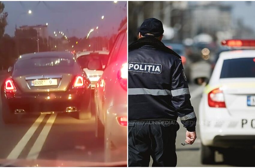  (VIDEO) Șoferul Rolls-Royce-ul surprins pe linia dublă continuă, identificat de Poliție: Ce spun oamenii legii
