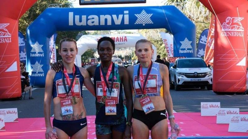  Atleta Lilia Fisikovici a obținut medalia de argint la Maratonul de la Malaga