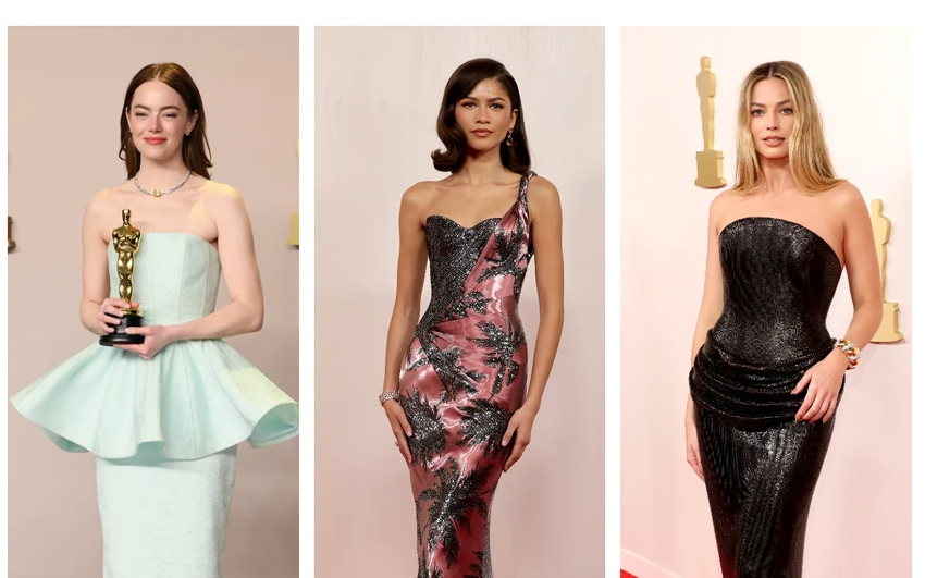  (FOTO) Cel mai bine îmbrăcate vedete la Premiile Oscar 2024. De la Barbie în negru, la Emma Stone în nuanța mentei