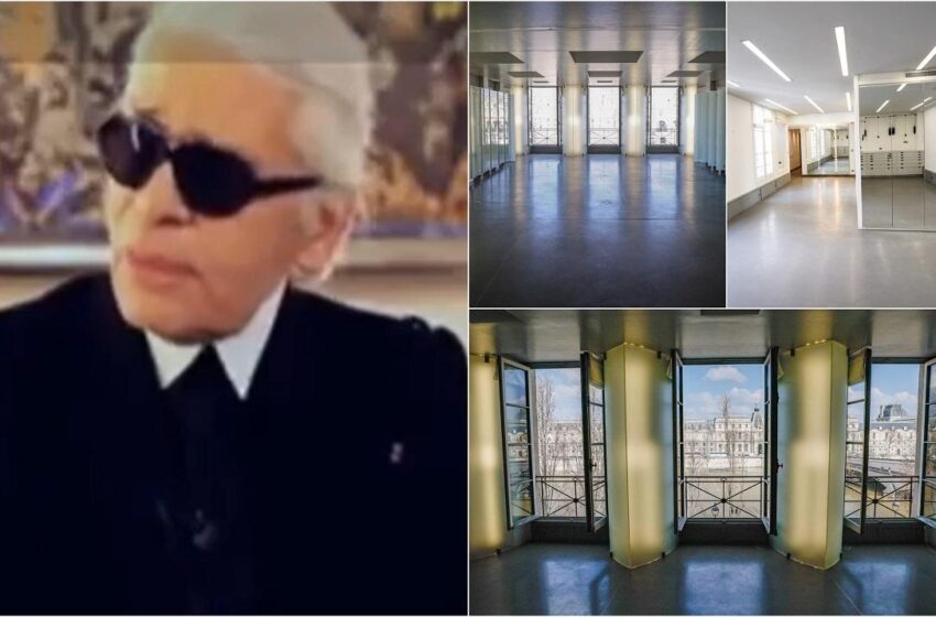  (FOTO) Apartamentul din Franţa al celebrului Karl Lagerfeld, vândut cu 10 milioane de euro. Locuinţa luxoasă are trei camere şi este situată în inima Parisului