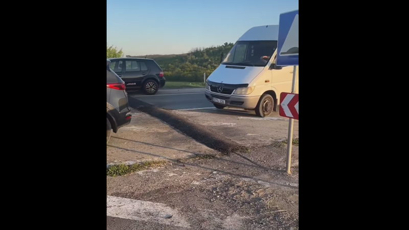  (VIDEO) „Surpriză” de la ASD pe traseul Chișinău-Cimișlia: Șoferi, atenție să nu vă accidentați ca mașinile din imagini