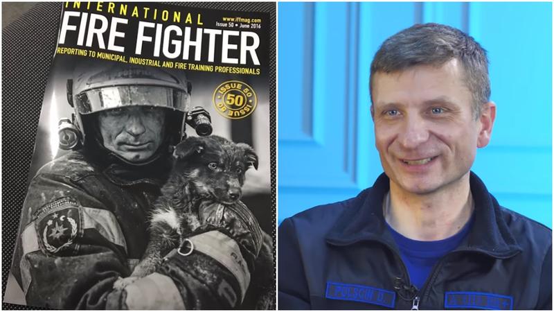  (VIDEO) Istoria pompierului moldovean care a devenit cunoscut în toată lumea: A apărut și pe coperta unei reviste din SUA