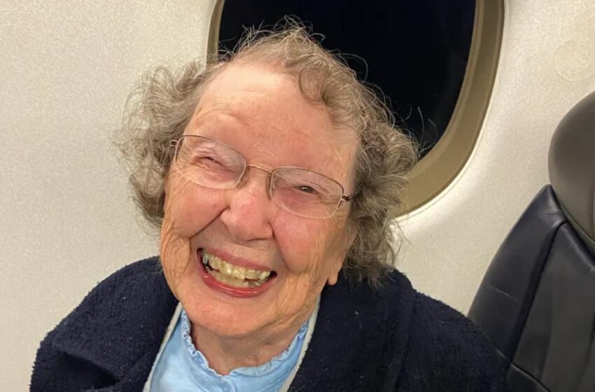  Motivul pentru care o bătrânică de 101 ani din SUA este confundată cu un bebeluş de o companie aeriană: “Ei aşteptau un copil, nu pe mine”