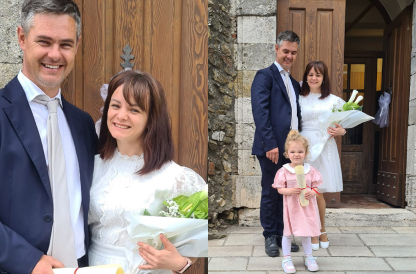  (FOTO) „Nunta anului”: Natalia și Laurențiu, cuplul care s-a cunoscut pe Cupidon și-a spus „DA” în fața lui Dumnezeu