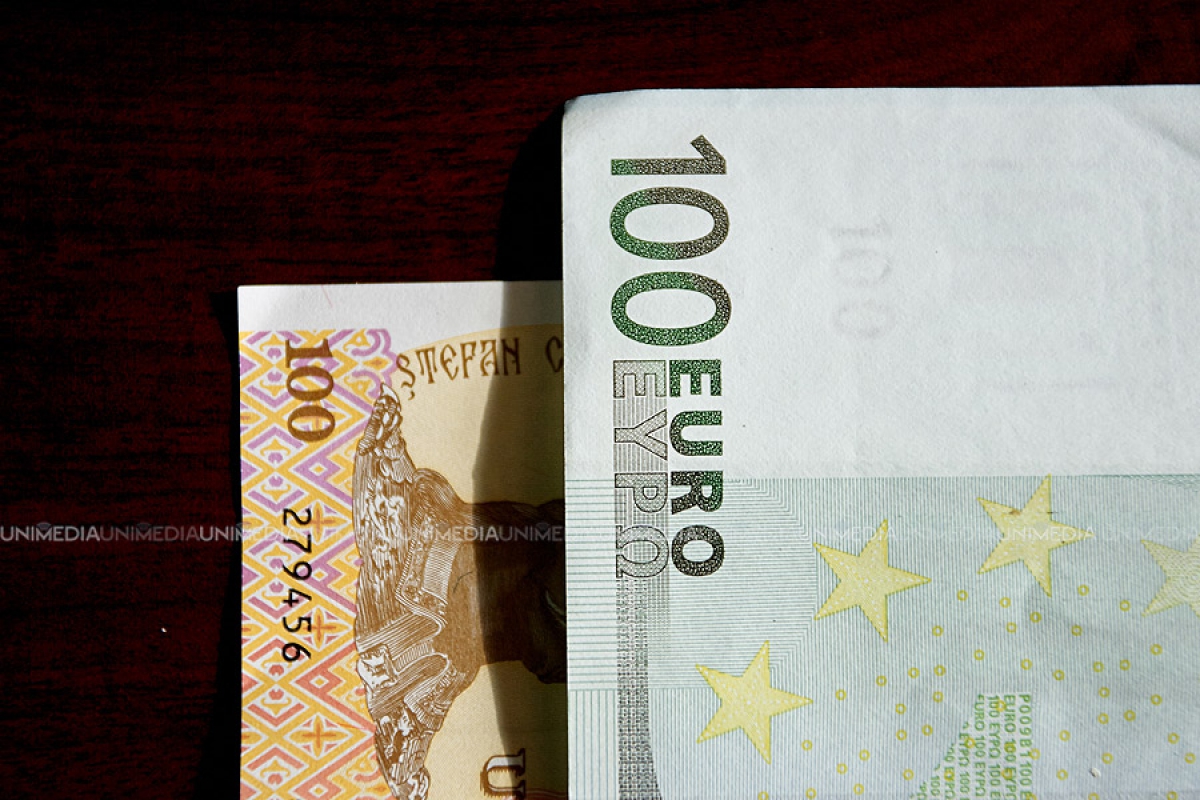 Euro scade, în timp ce Dolarul crește: Cursul valutar afișat de BNM pentru weekend