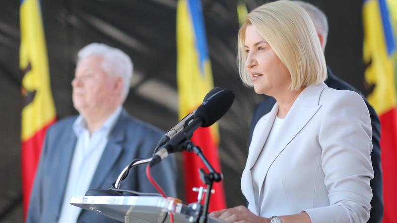 (video) Irina Vlah, lideră a Blocului Electoral Patriotic, la lansarea oficială în campanie: Eu cred în poporul nostru. Eu cred că vom reuși