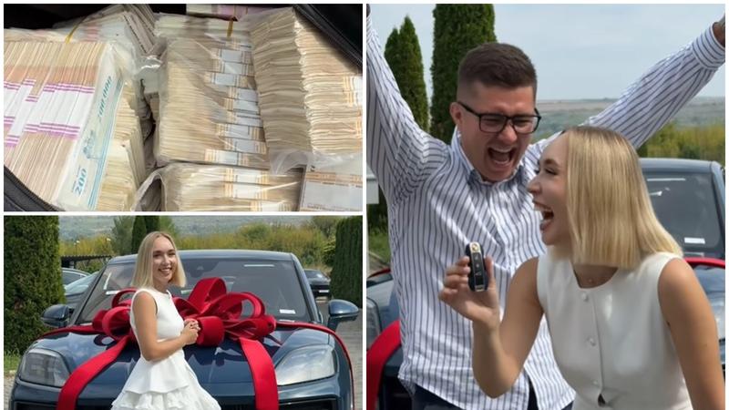 (video) Nu a lăsat-o mult pe „bicicletă”: Katy Black a primit în dar un bolid de 3 milioane de lei, după ce recent a boțit mașina soțului ei