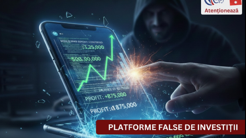 Atenție la platformele de investiții. CNPF avertizează că escrocii folosesc numele unor entități autorizate pentru a păcăli oamenii
