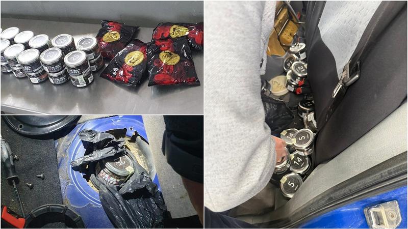 (video) Când motorina e scumpă: Un șofer a băgat în rezervor 4 kg de tutun de narghilea, însă vameșii l-au prins