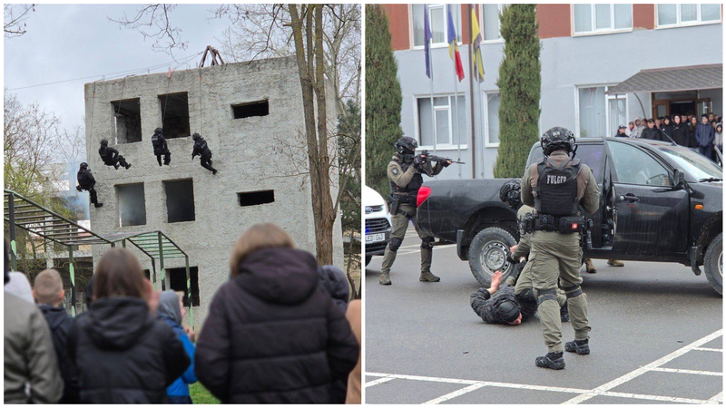 (foto) Au pus un „infractor” la pământ și au escaladat o clădire: Mascați Fulger, în acțiune la CrossFit