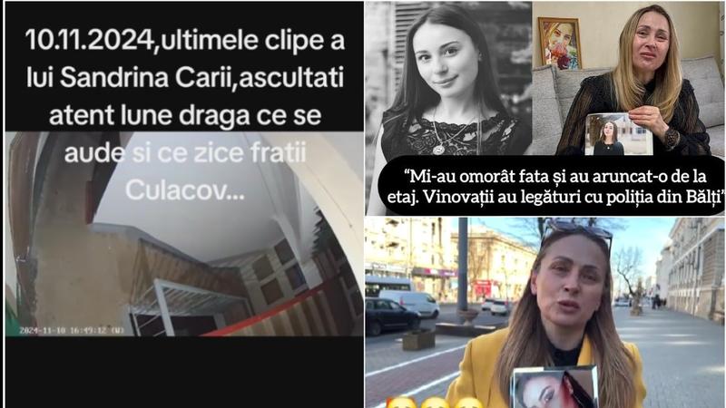 (video 18+) „Să sun 112?” Imagini cu momentul în care Sandra Carii, fata din Bălți care ar fi căzut de la etajul 7, făcute publice de mama sa: „Ascultați ce zic frații...”